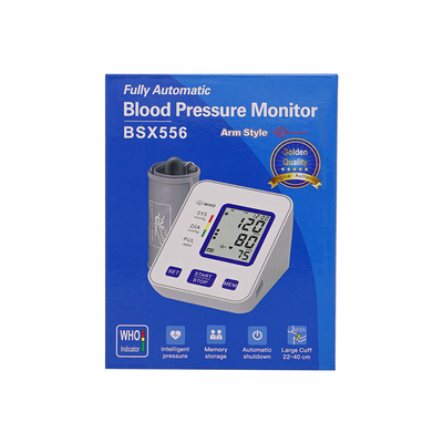 3.5in Ev Tıbbi Kan Basıncı Monitörleri Üst Kol Bp Monitörü 0 ila 290mmHg