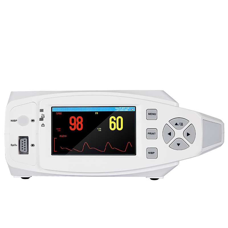 TFT Medical Çok Parametreli Veteriner Monitörü Hasta Monitörü Taşınabilir SpO2 EKG